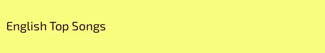 English Top Songs